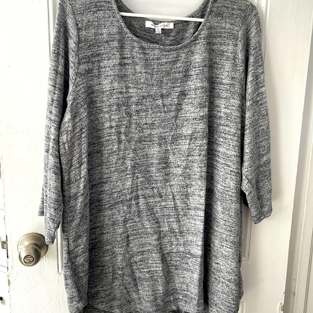Rose and olive top